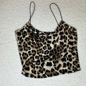 Crop Leopard Top